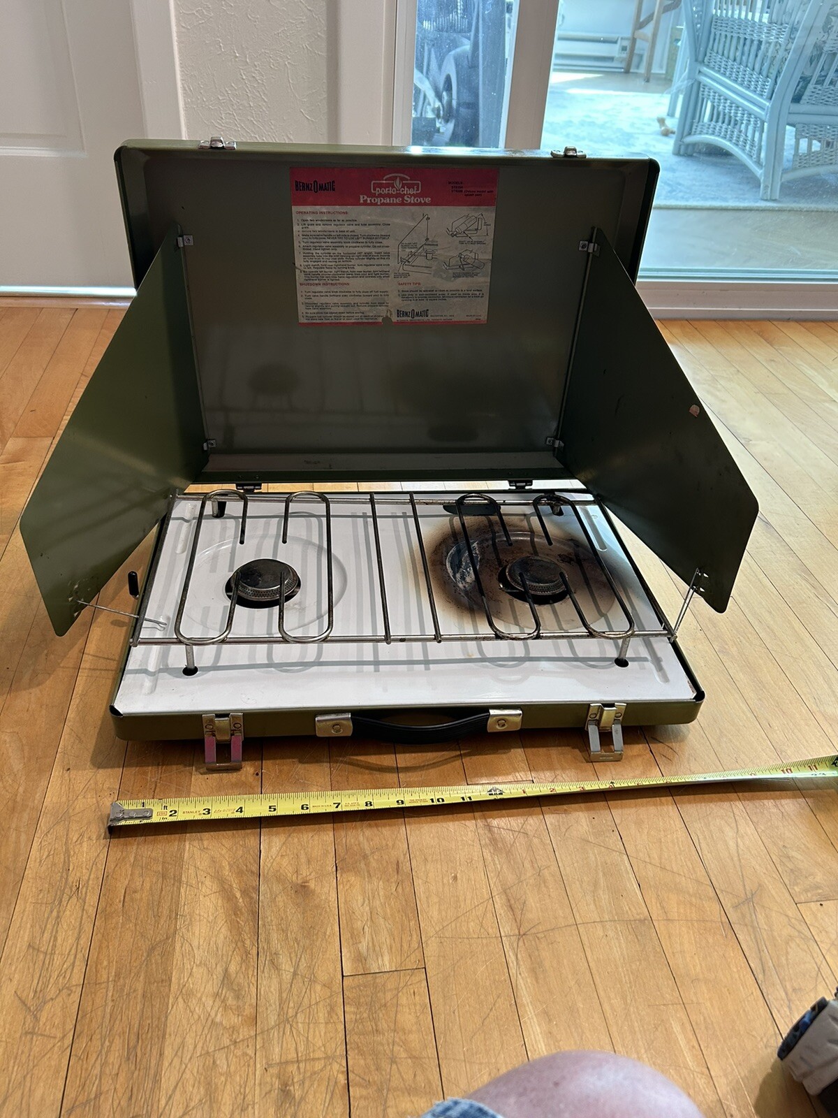 Bernz-O-matic Porta Chef Propane Stove, Double Burner Model ST810A Vintage