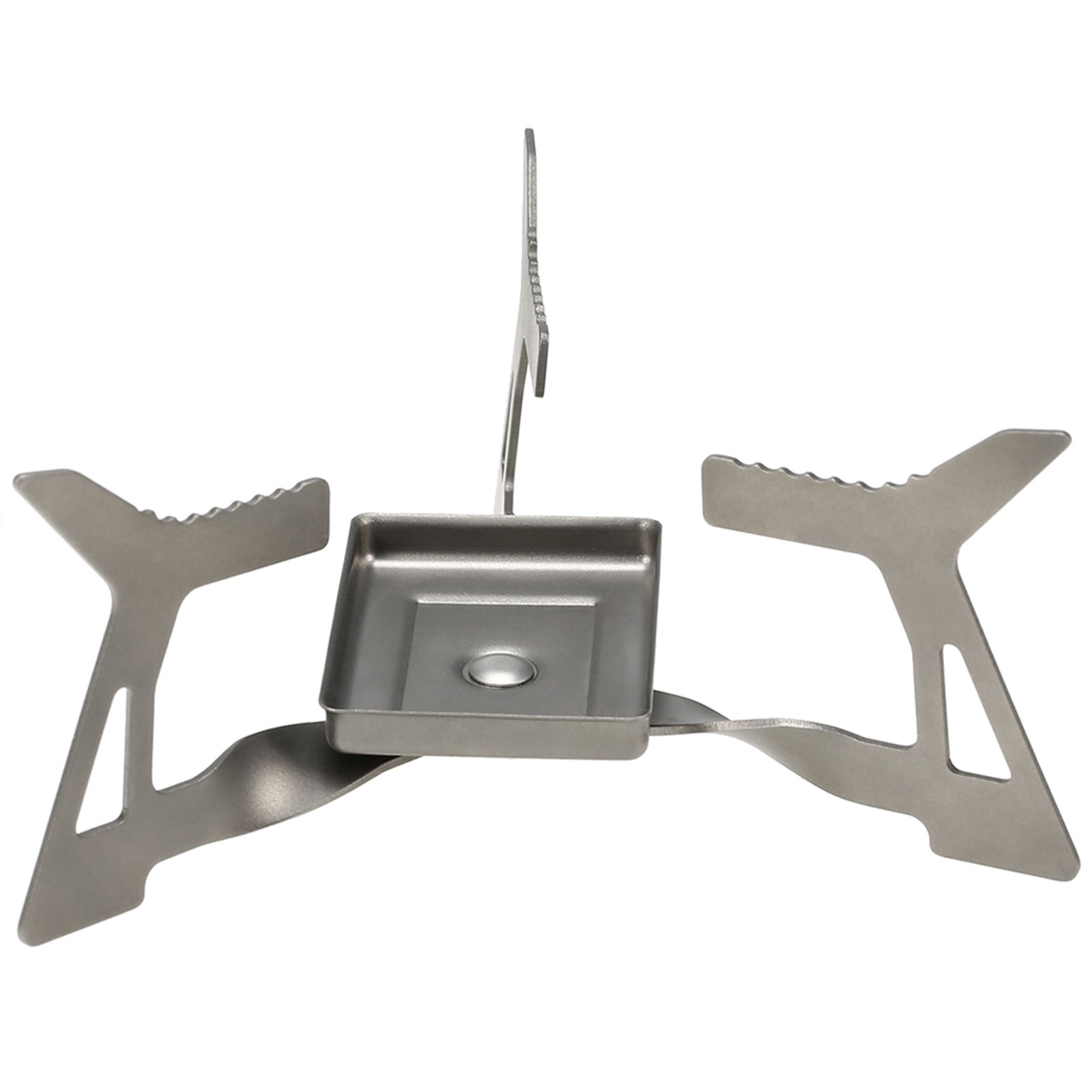 Lixada Folding Camping Titanium Solidified Alcohol Stove 14g U8J QLUS