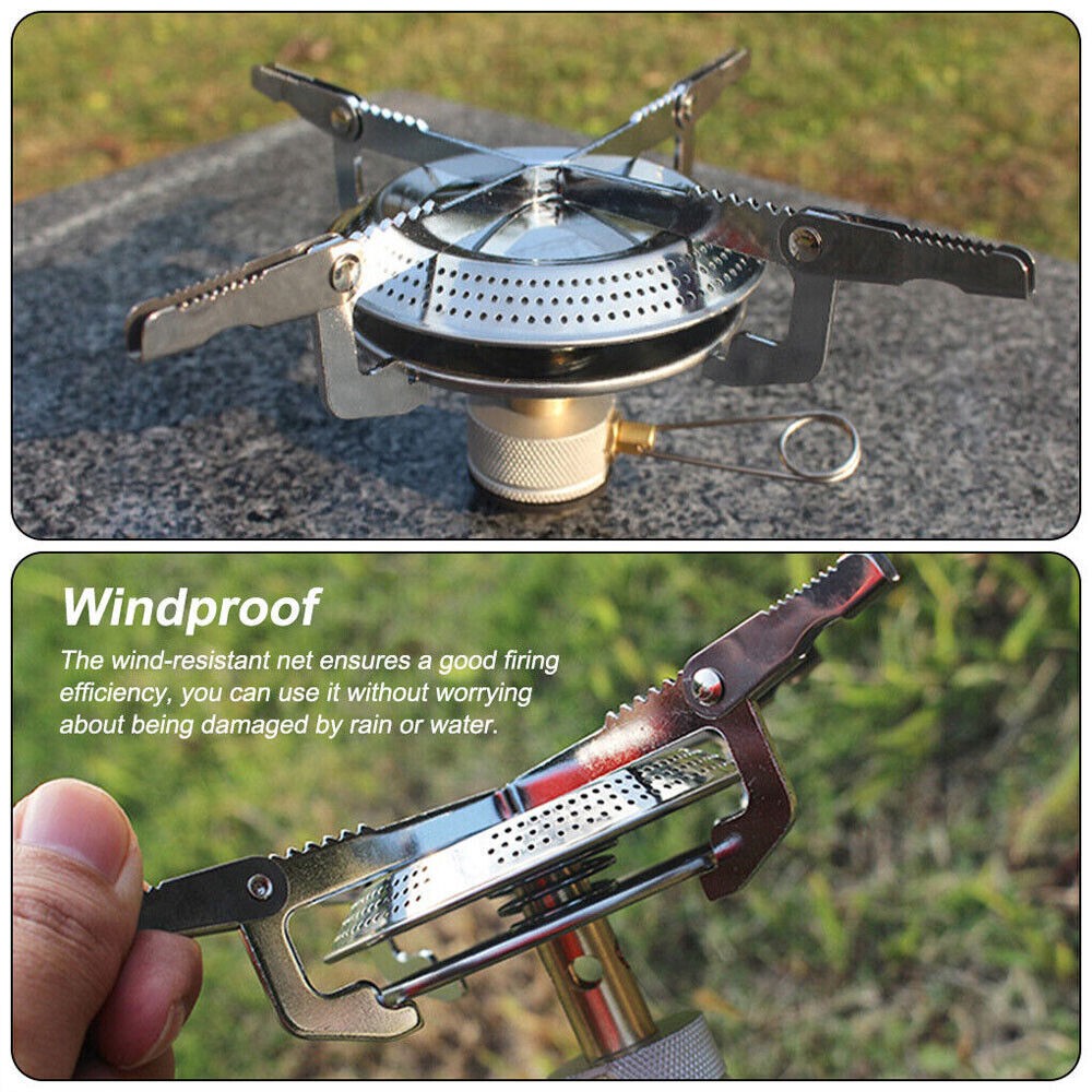 Portable Gas Propane Stove Outdoor Camping Butane Hiking Picnic Burner CookingUS