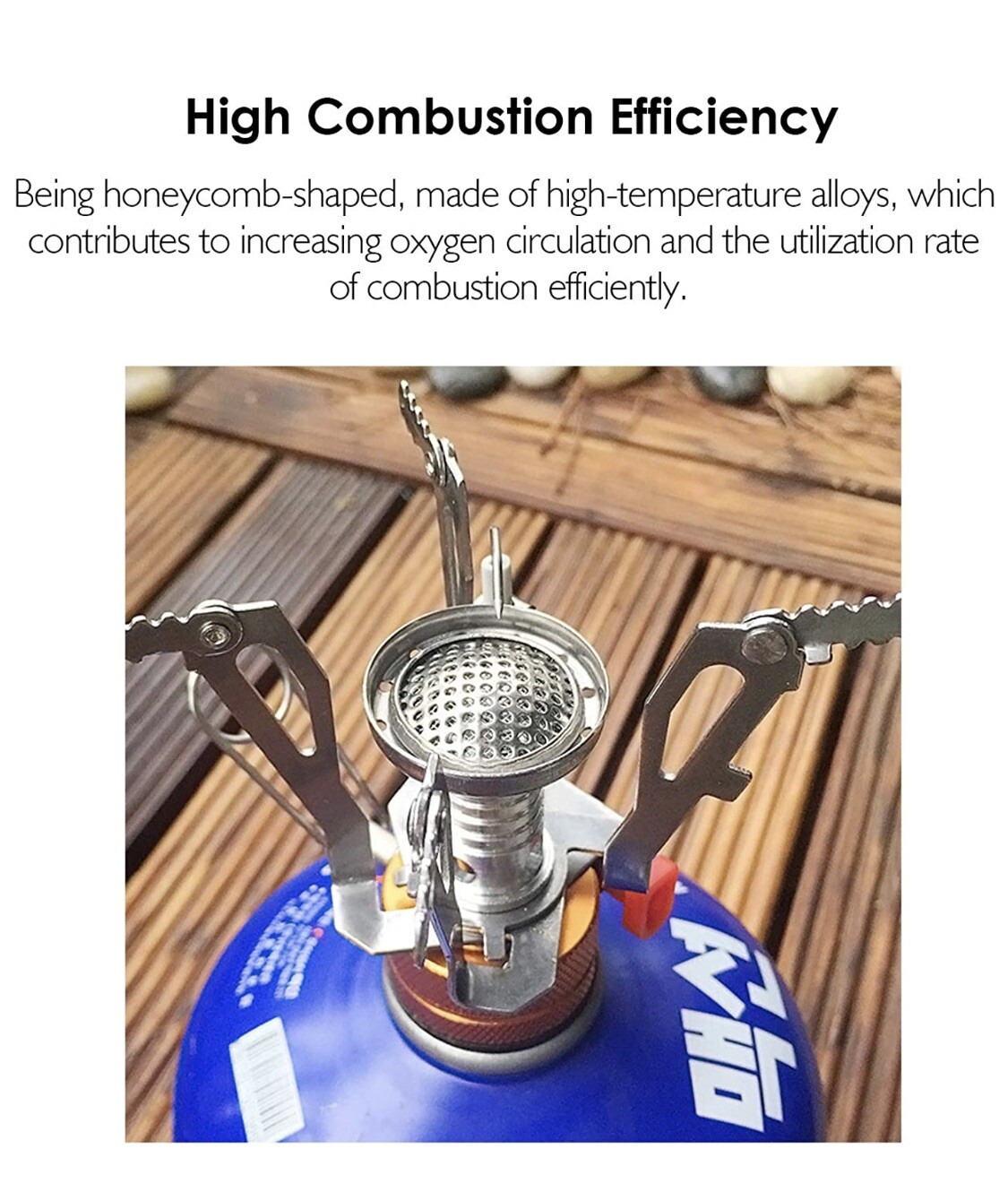 Ultralight Camping Hiking Stove AND Coleman 440G Isobutane Fuel Large Canister