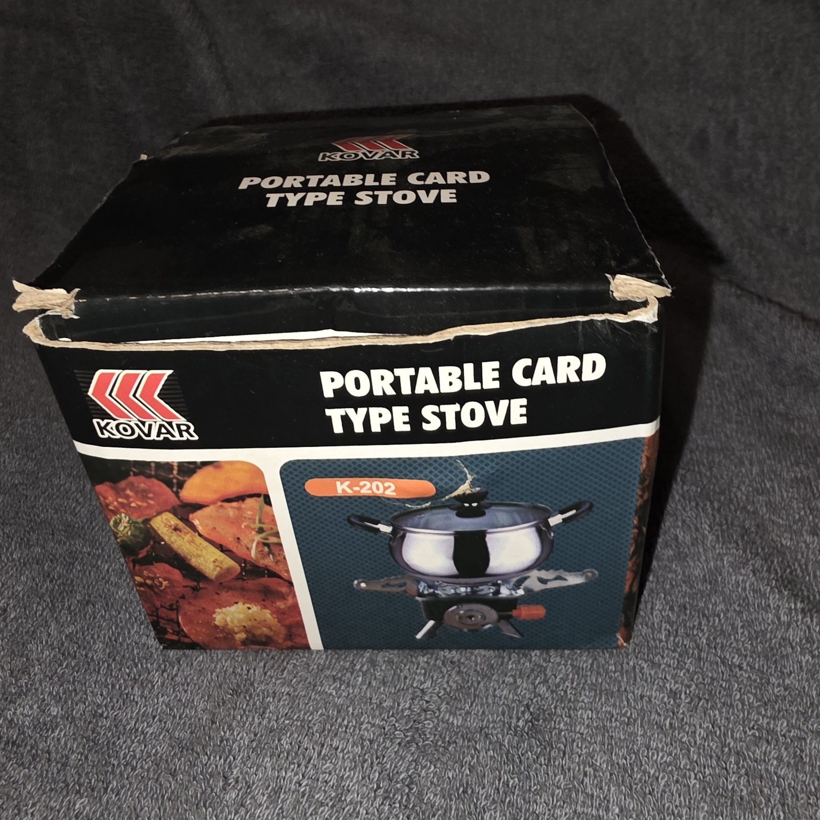 New Kovar Portable Card Type Stove Camping Butane/Propane 2800W Tiny USA K-202