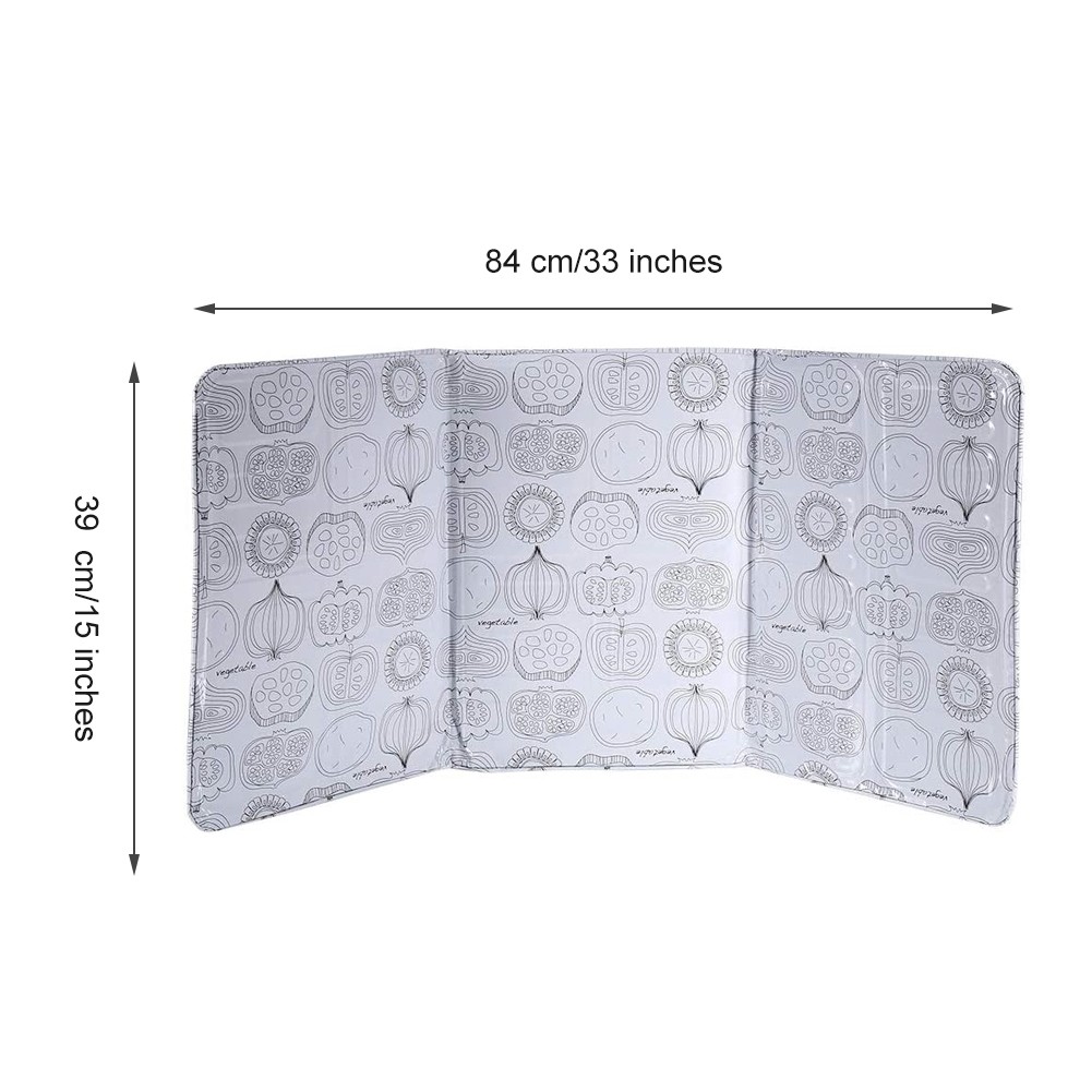 Kitchen Cooking Frying Pan Oil Screen Cover Anti Splatter Printing