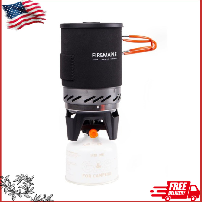 NEW – Backpacking and Camping Stove System, Portable Pot/Jet Burner Set