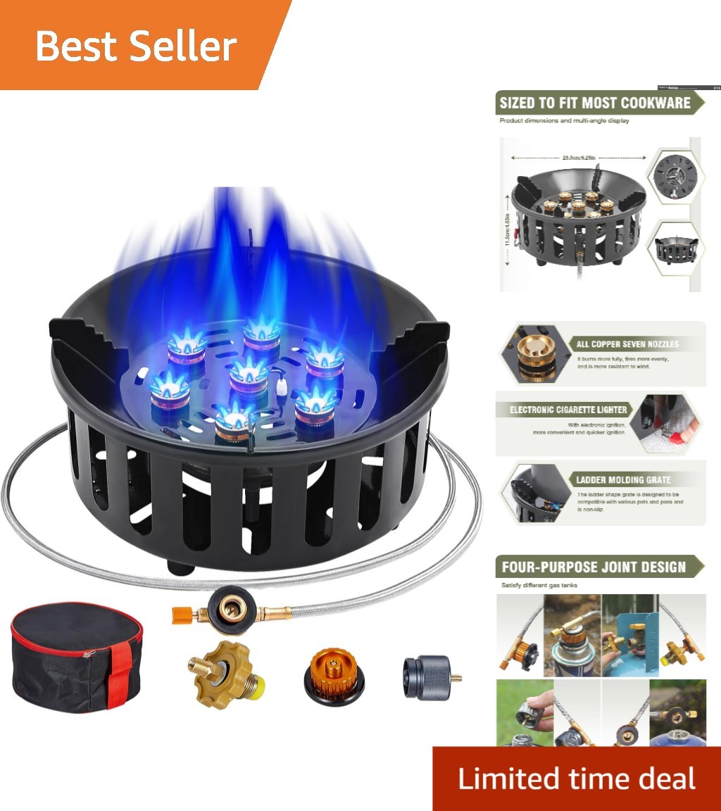 Heavy-Duty 72,000 BTU Single Burner Stove – Ready for Outdoor Culinary Delights