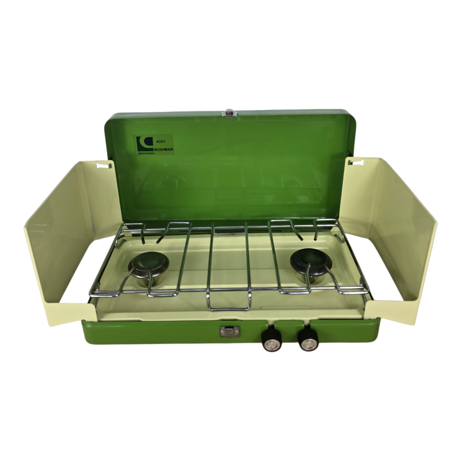 VTG Companion Bushman 2 Burner LP Gas Camping Stove AC211 Boxed Manual 1980’s