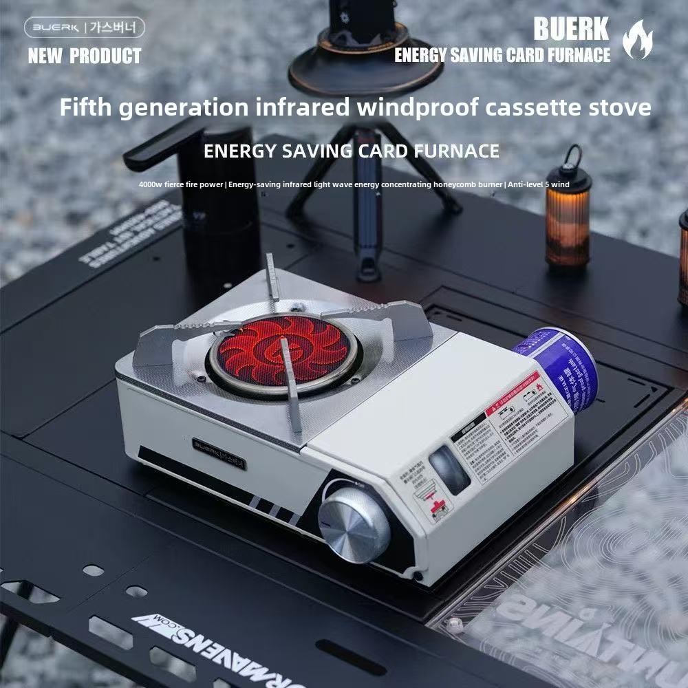 Buerk Camping Infrared Stove Outdoor Tactics Stove Portable Furnace Windproof in