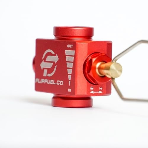 Fuel Transfer Device for Backpacking & Camping – Isobutane Canister Refill Adapt