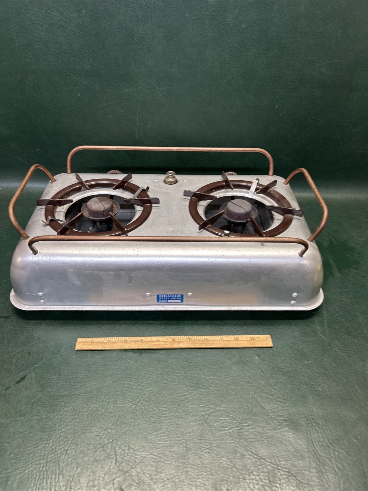 Homestrand Mariner Alcohol Stove Model 205-32A – Dual Burner – Unested