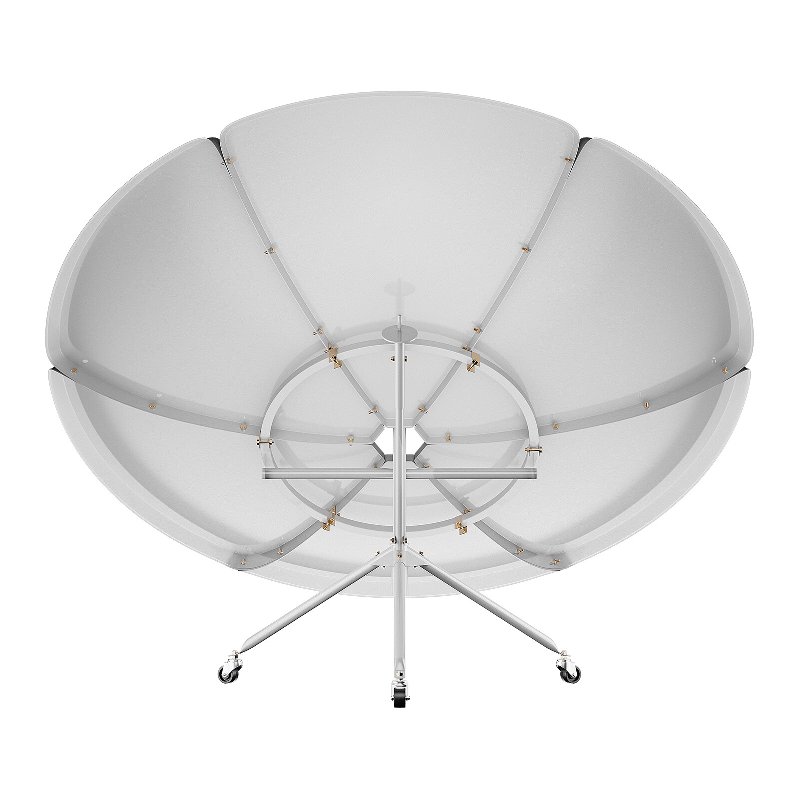 1800W Parabolic Solar Cooker High Efficiency Sun Oven 700-1000°C Outdoor Camping