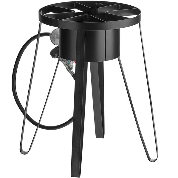 21″ Tall Outdoor Cooking Burner Liquid Propane Gas Range Patio Stove, 55,000 BTU