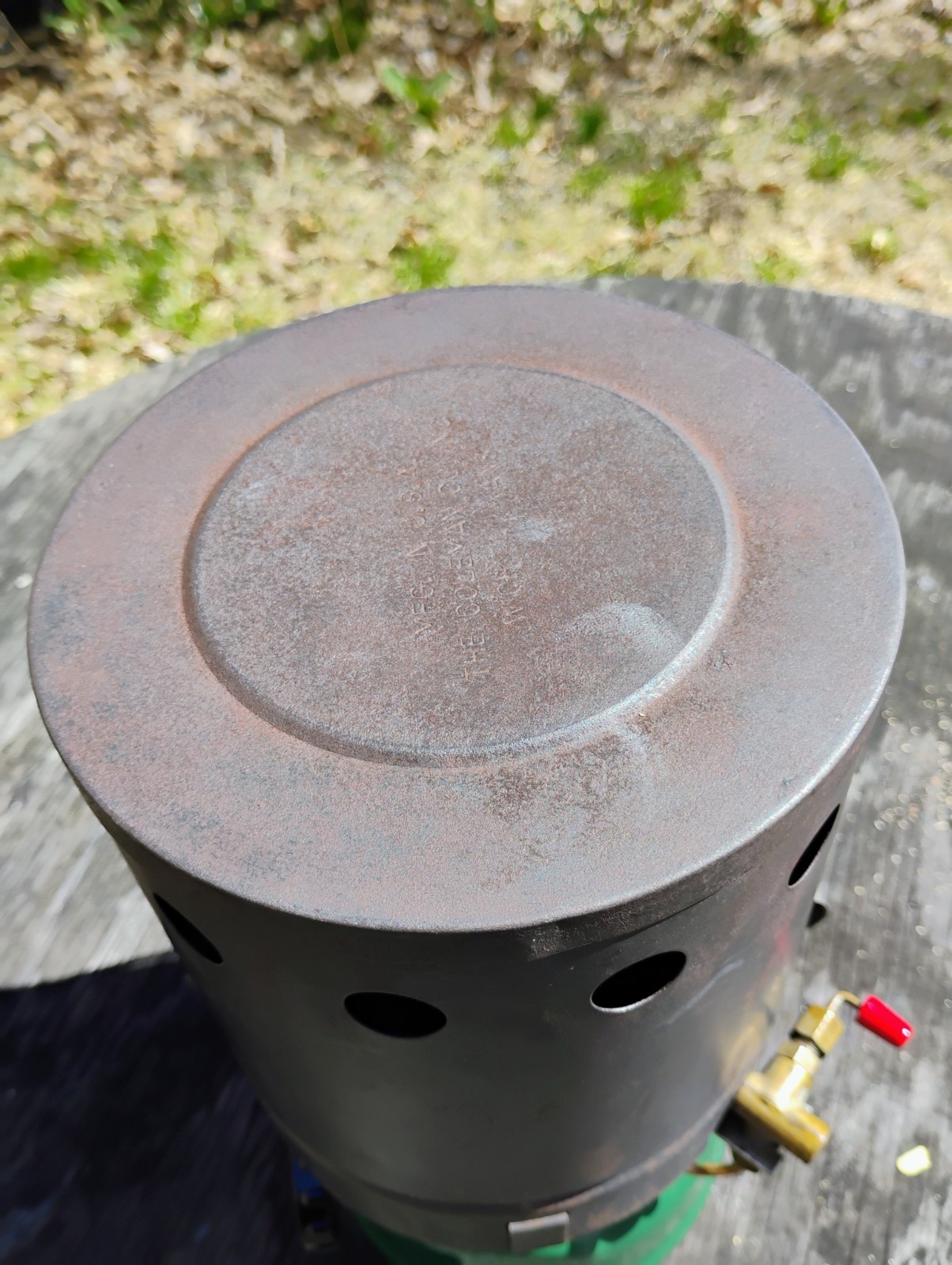 Vintage 6/80 Coleman 502-700 Sportster Camp Stove & Heat Drum 502-952 – Working