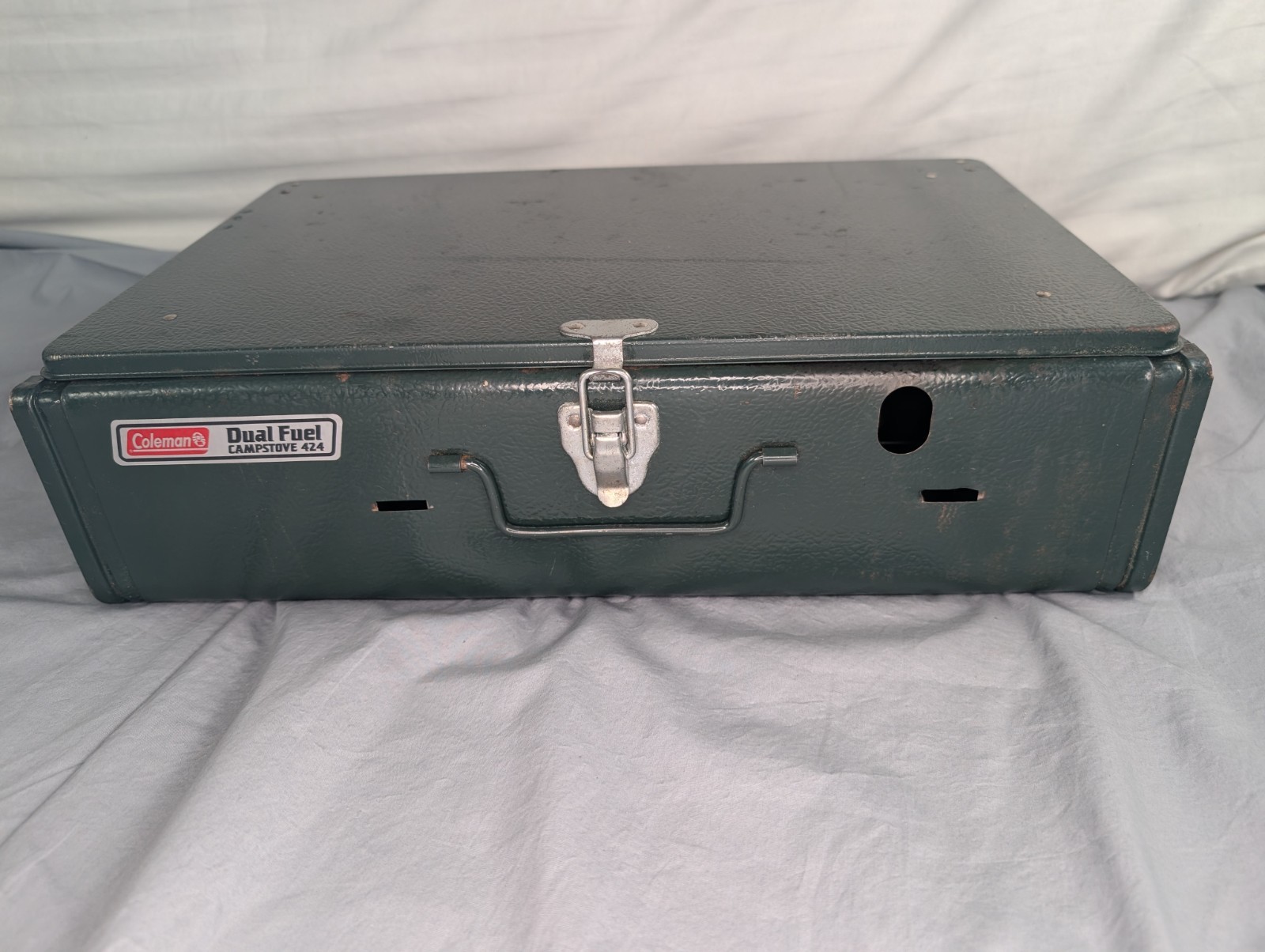 Coleman Dual Fuel Campstove 424 2-Burner Portable Camping Stove W/Carry Case