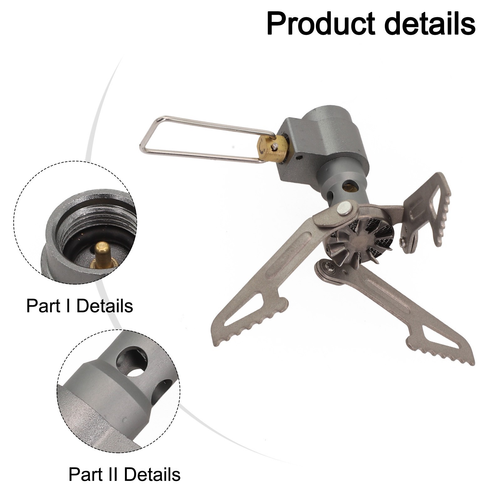 BRS3000T Titanium Outdoor Gas Stove Ultralight Cooker for Camping & Picnic