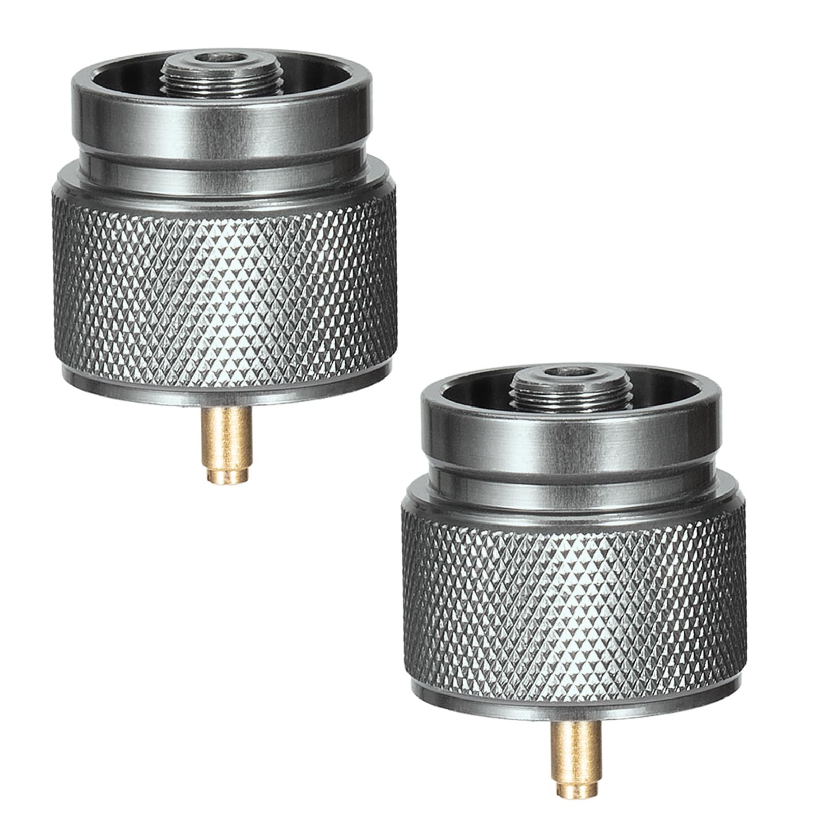 SEADESKY 2Pcs Camping Stove Adapter Propane to Butane 1 Lb 1