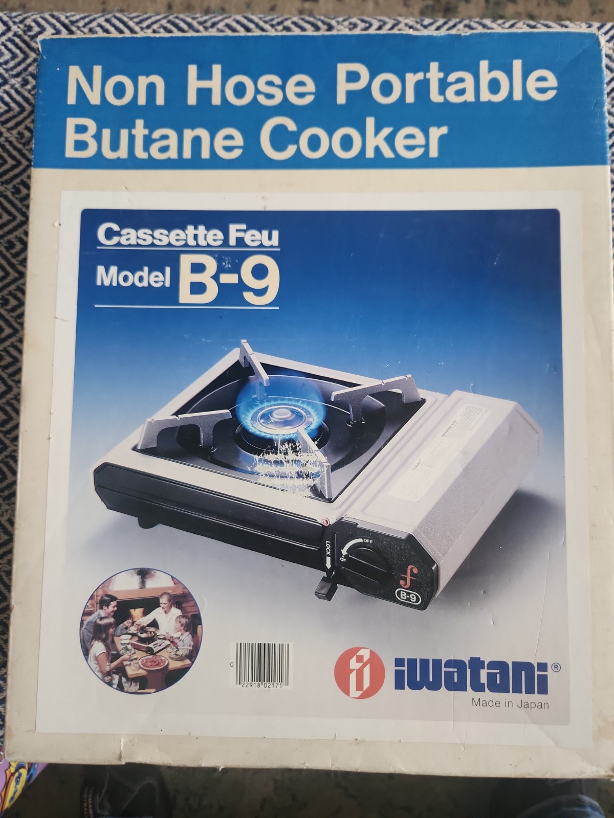 Iwatani Butane Canister B 9 Portable Camping Stove Made in Japan