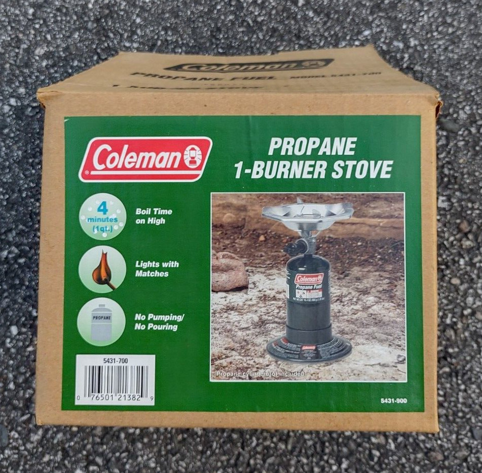 Coleman 1-Burner Propane Stove Camping Gear