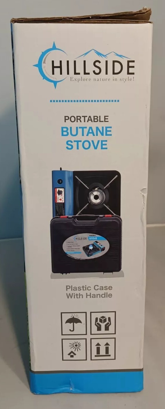 Hillside Butane Portable Canister Stove Comes With A Case New Open Box