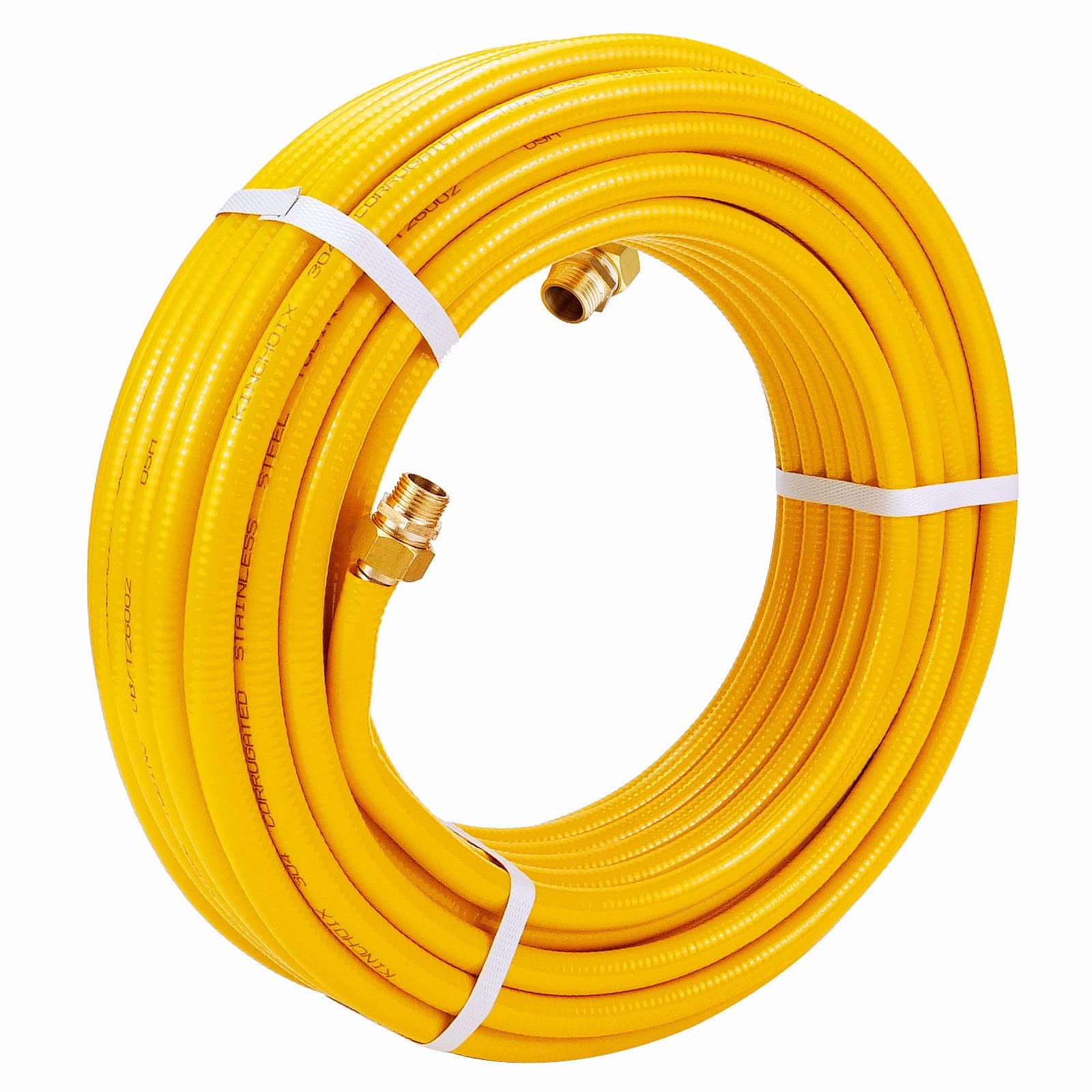 CSST Corrugated Stainless Steel Tubing 37 Ft 3/4″ Flexible 37 3/4″, Yellow