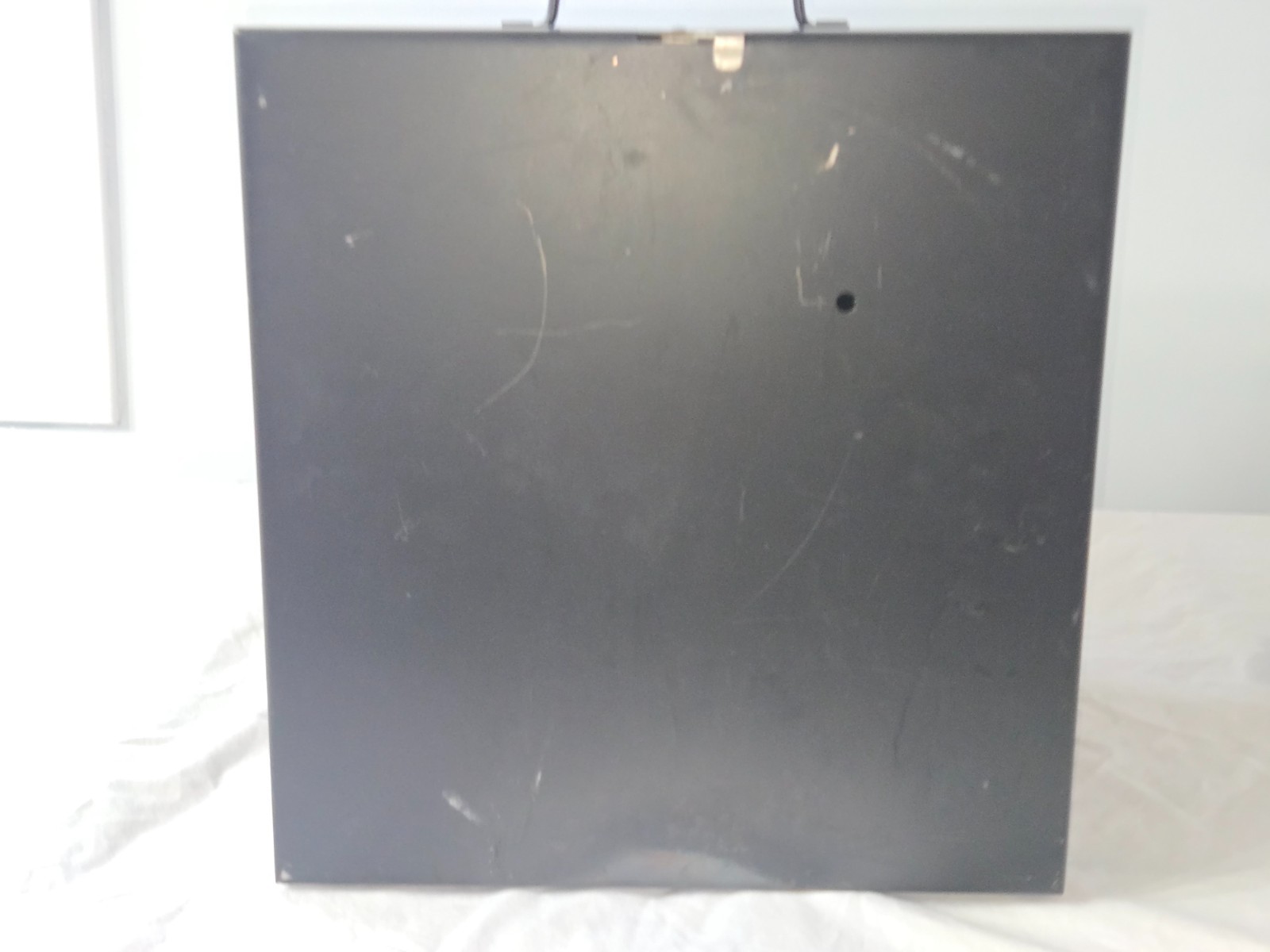 VINTAGE COLEMAN BLACK FOLDING STOVE TOP CAMPING OVEN