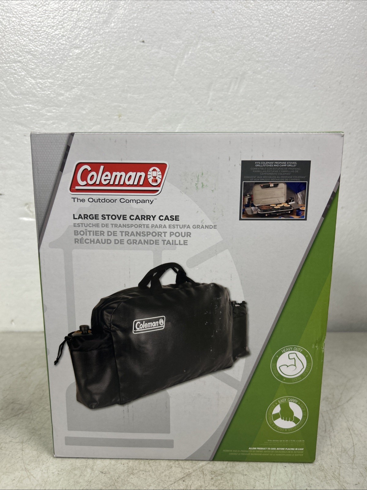 Coleman Stove Carry Case Rugged Propane Grill Bag Fuel Storage New FAST SHIPPING