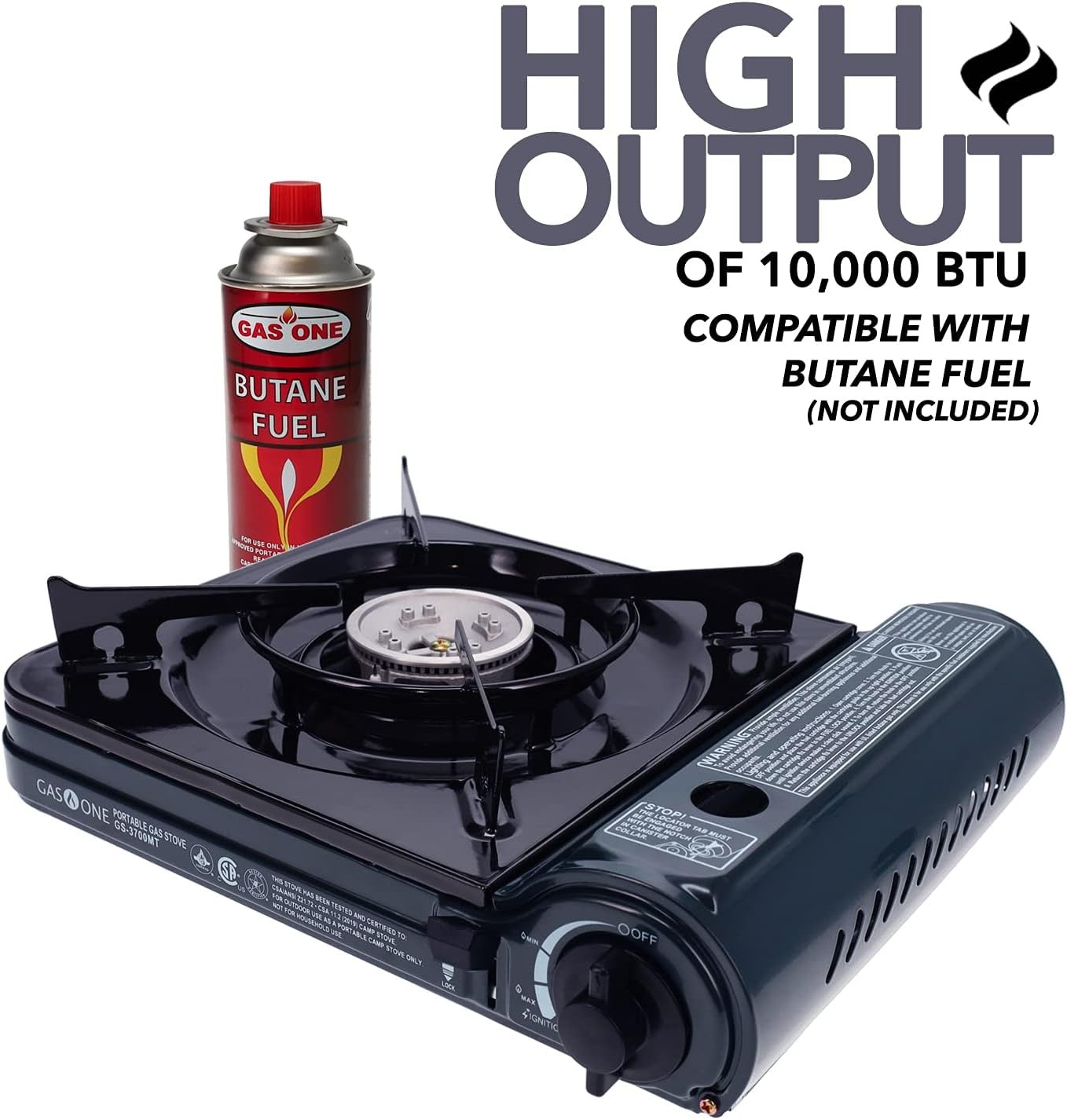 GAS ONE NEW 10,000 BTU CSA List Portable Butane Gas Stove with Carrying Case …