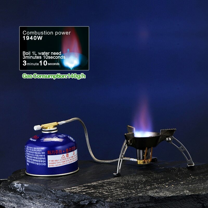 BRS Outdoor Portable Picnic Gas Stove Foldable Camping Hiking Cooker Mini Burner