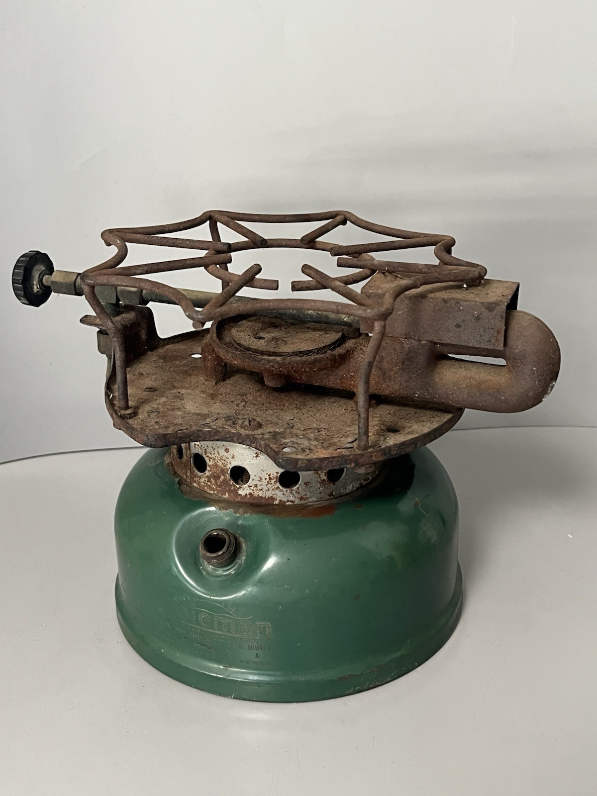 Vtg Coleman Model 500 48-A Single Burner Camp Pocket Stove- Parts/Repair