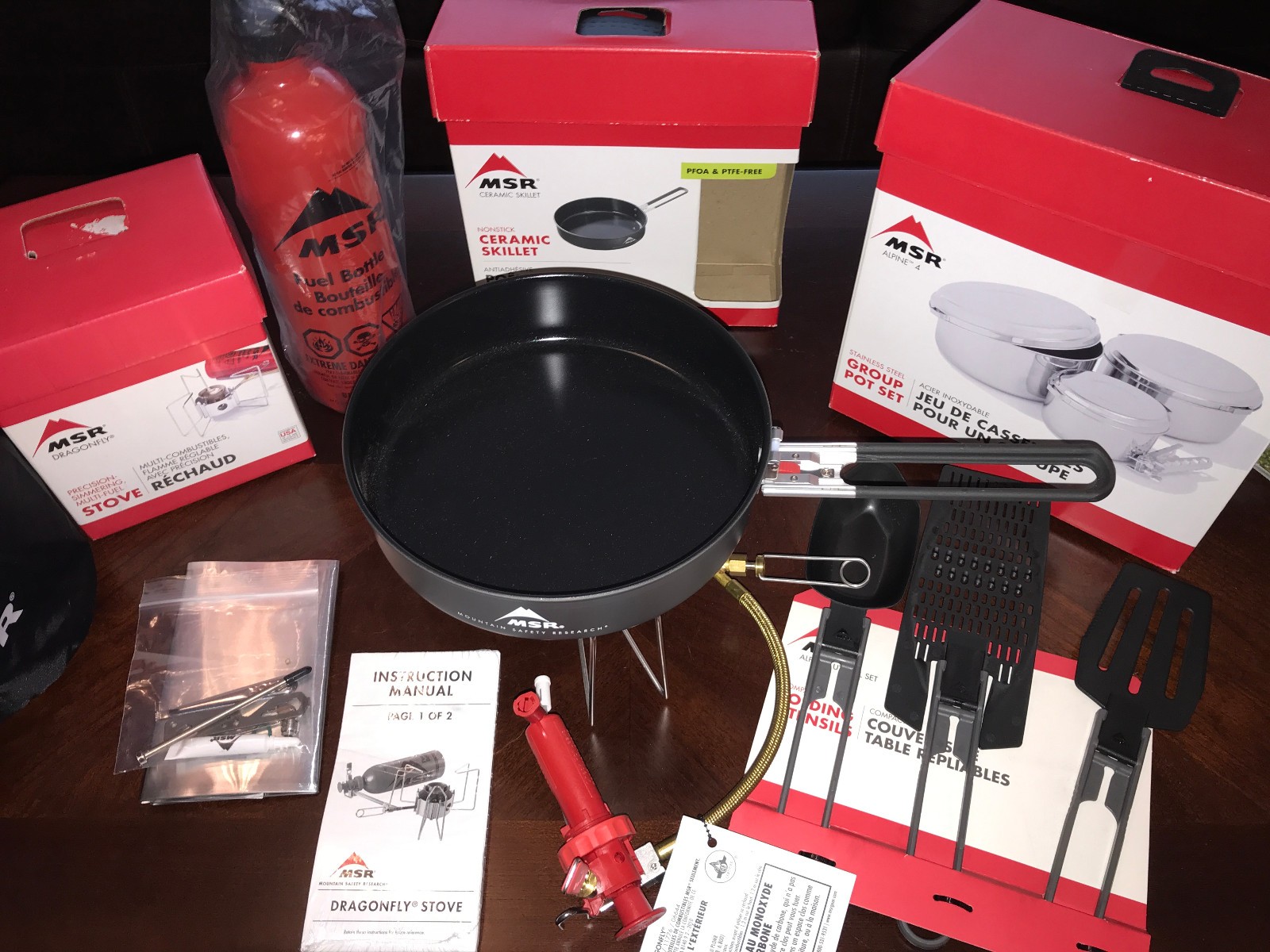 NEW!! MSR Dragonfly Complete Expedition Kit