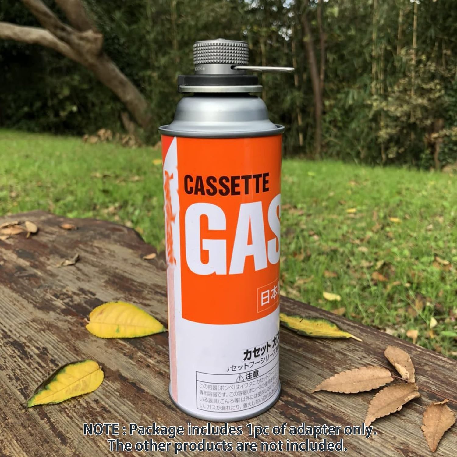 Lightweight Camping Gas Adapter for Butane Canisters – Safety Stand Included