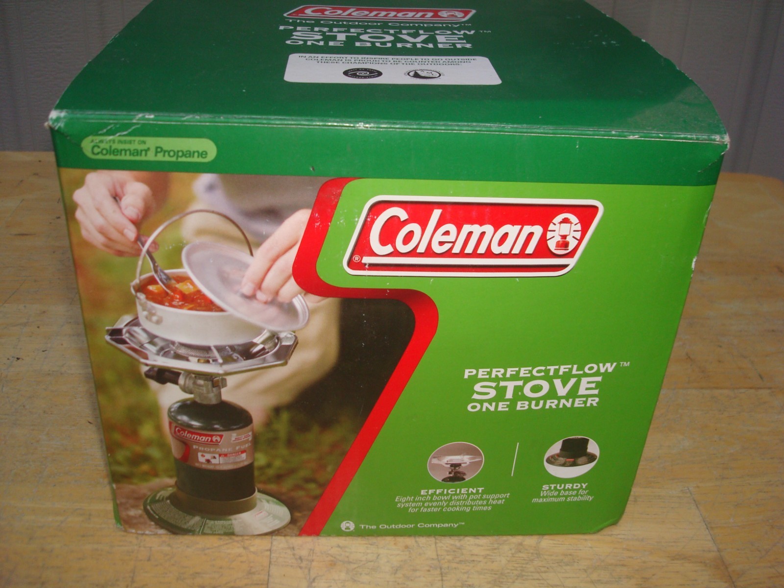 Coleman Perfect Flow Single Propane One Burner Camping Stove 5431B – Exc. Cond