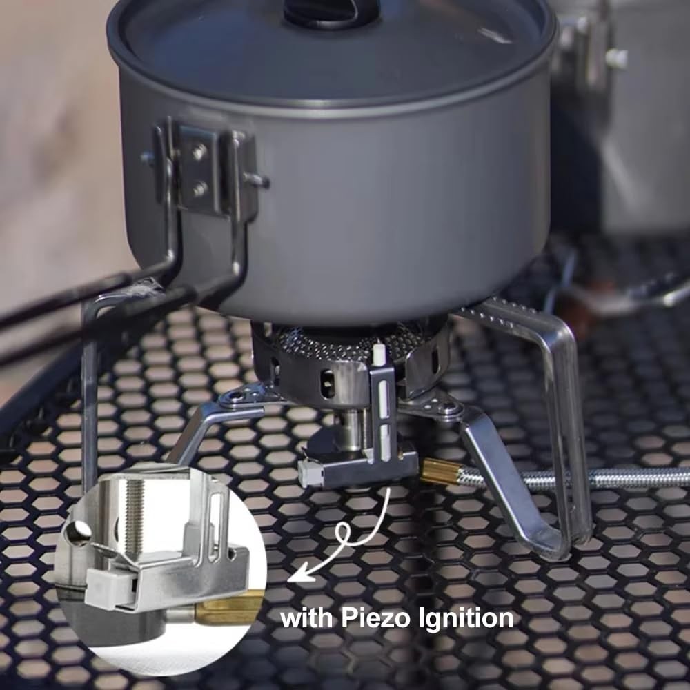 Fire-Maple FMS-125 PRO Gas Stove – Compact High-Powered standard, silver