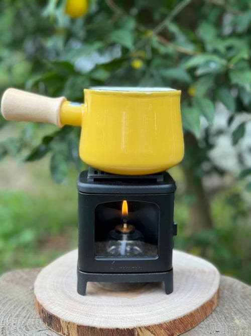 Small Cast Iron Stove Set For Outdoor and Indoor Use Camping Mini fireplace
