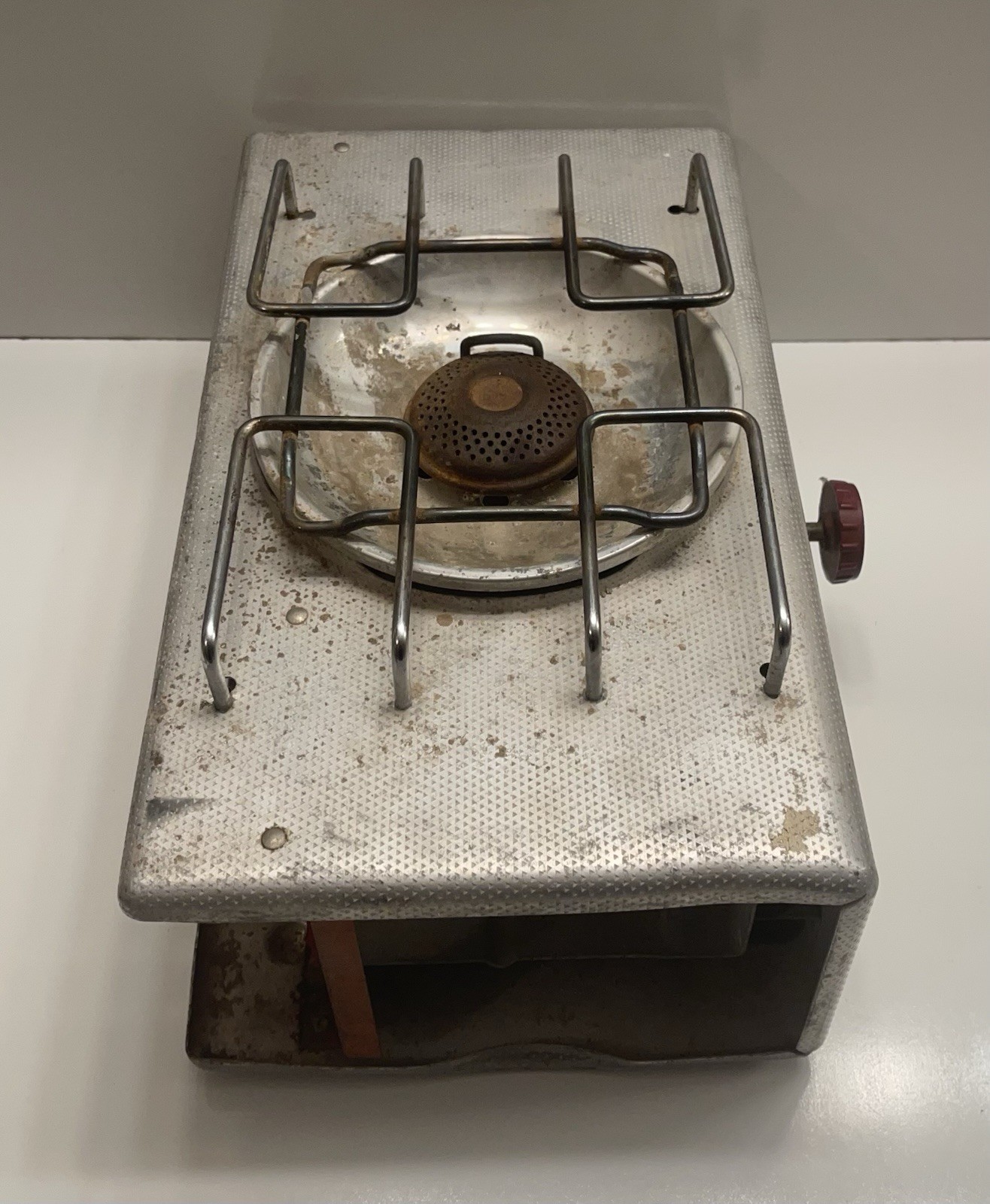 Vintage Çoleman Picnic Camp Stove LP Gas Single Burner #5404 – Aluminum
