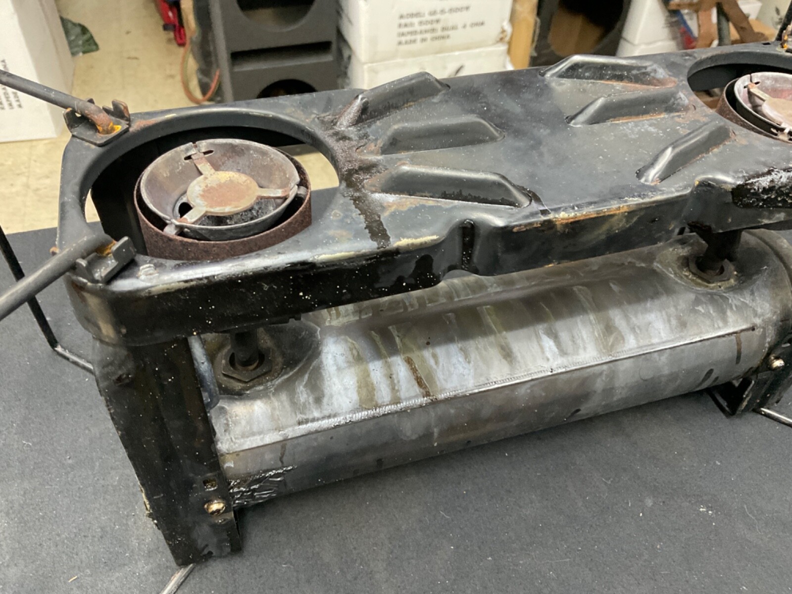 VINTAGE US MILITARY COLEMAN TWO BURNERS STOVE MODEL 523 USA MADE