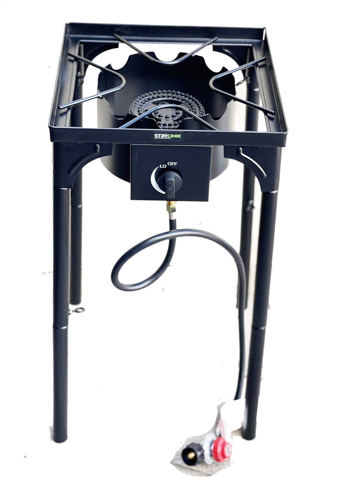 Stand Up LP Propane Burner 20,000 BTU Outdoor Stove Camping Cooker w/Regulator