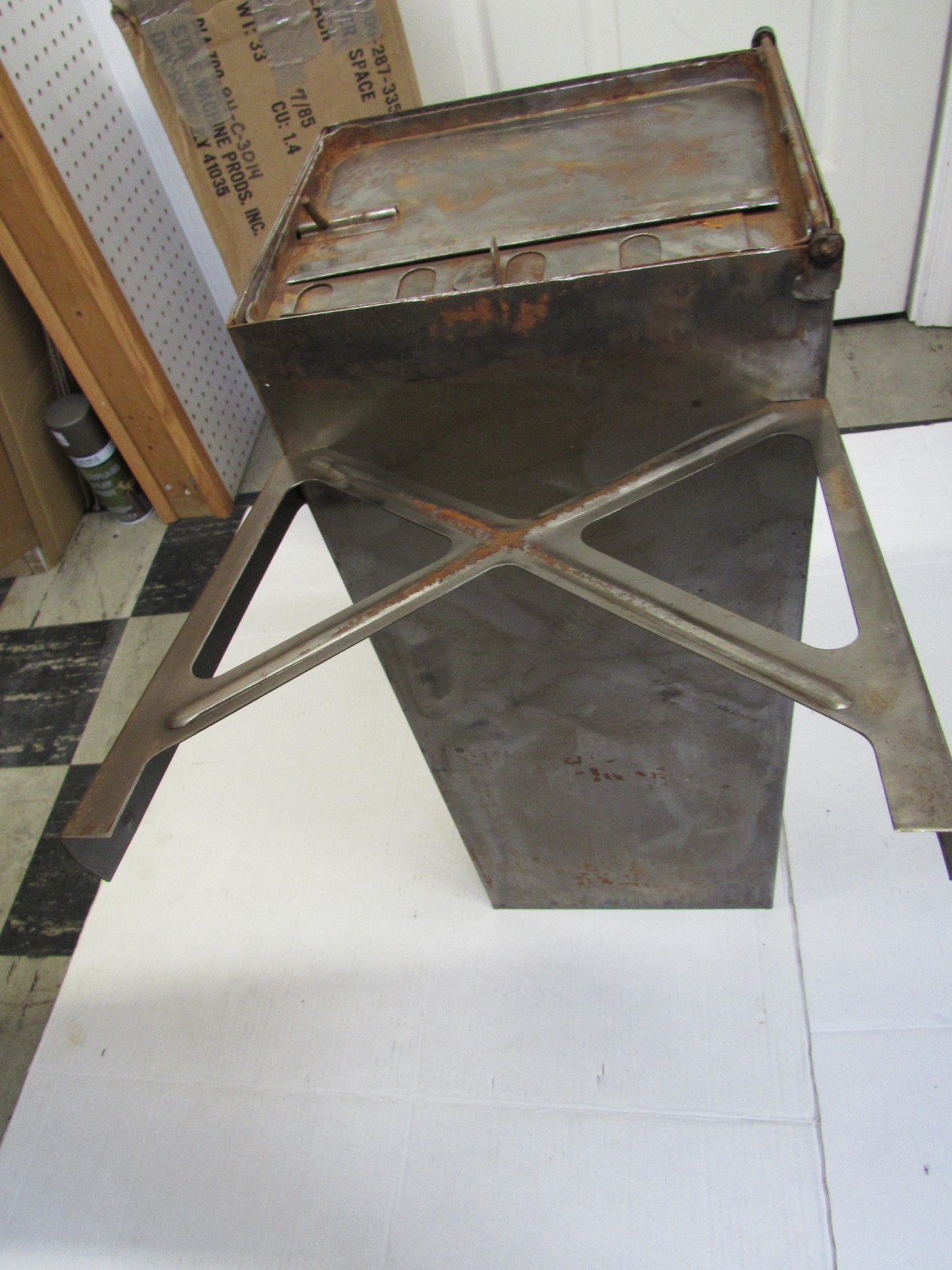 US M1950 Yukon Tent Stove Complete State Machine Products 1983 Dated RUSTY