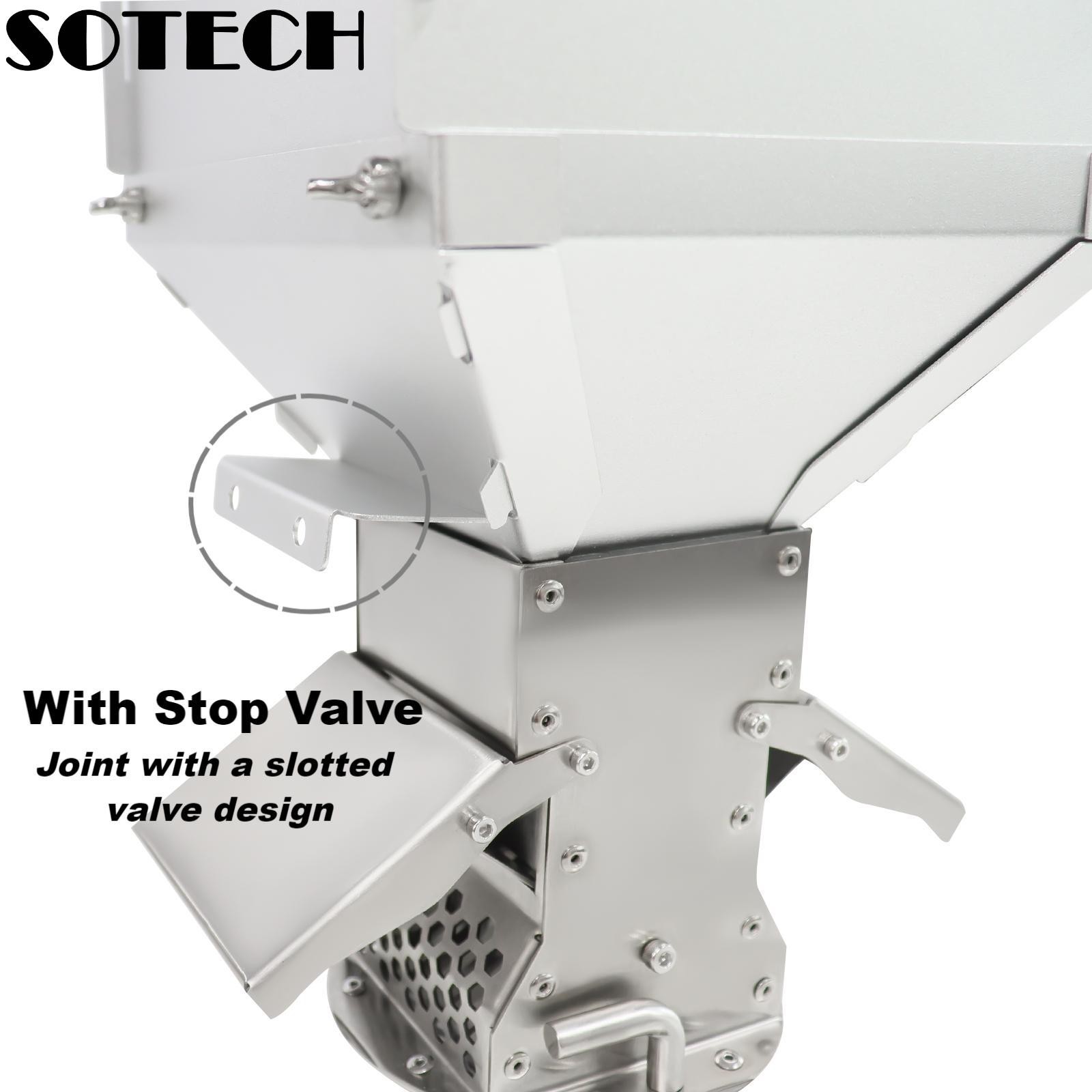SOTECH Outdoor Pellet Stove Tent Large Silver Camping Stove with Burner & Bin
