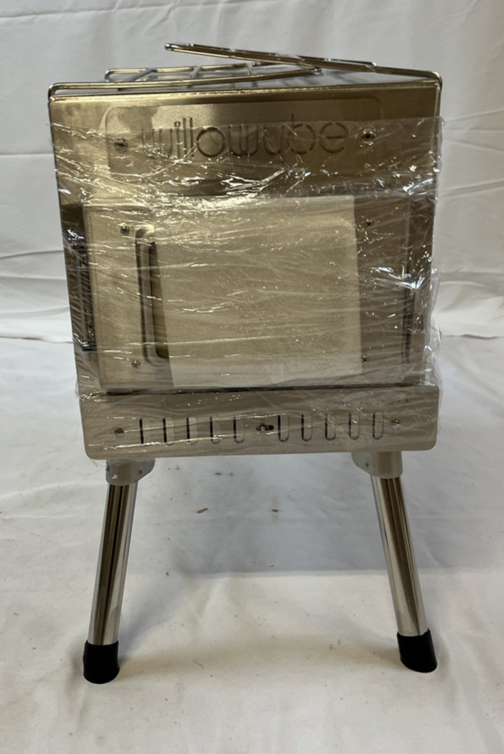 Willowybe Outdoor Sauna Tent Stove, Rocket Stove, Portable Camping Wood Stove