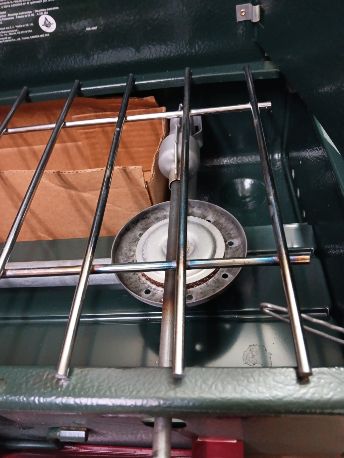 1999 Coleman 425 Two Burner Gas Camp Stove Model 425F499T EXCELLENT FAST SHIPP