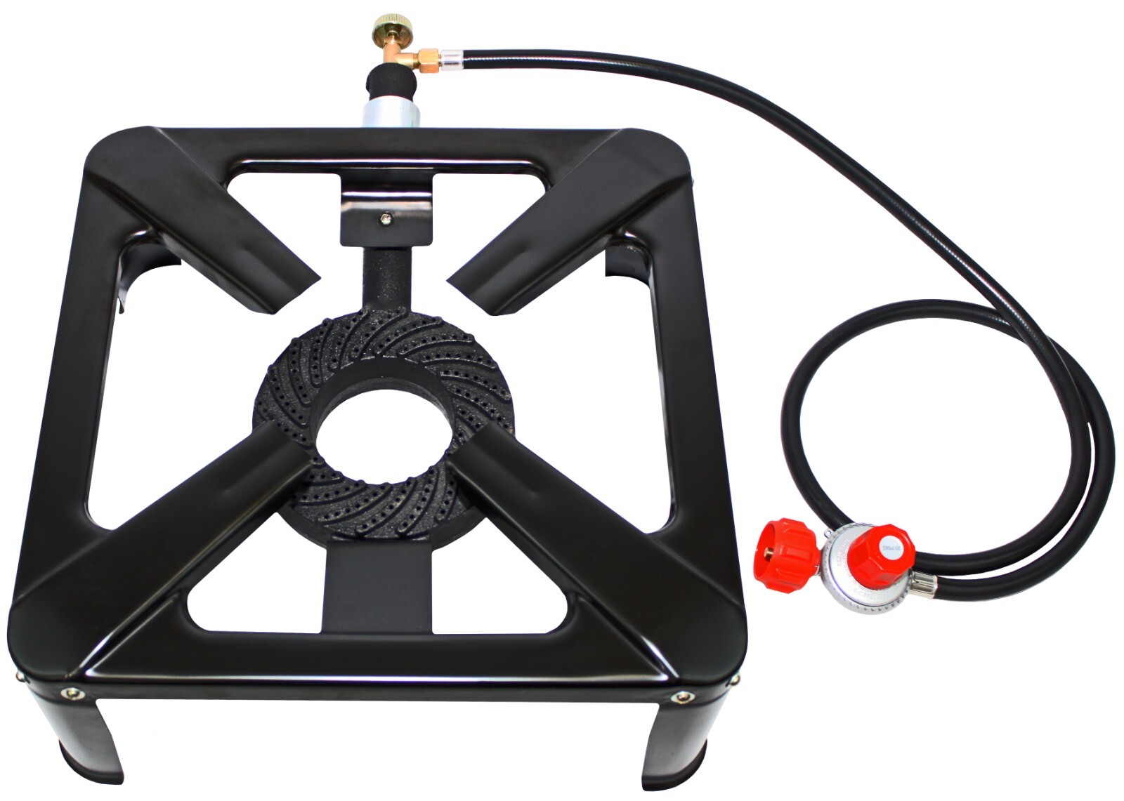 120,000 BTU, 0-20 PSI, Turkey Fryer Single Propane Burner Outdoor Cooker