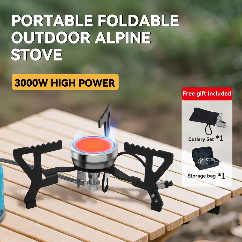 REDSUN FD3 Survival Gear Infrared Stove – Ultra-Light Burner with Foldable Stand