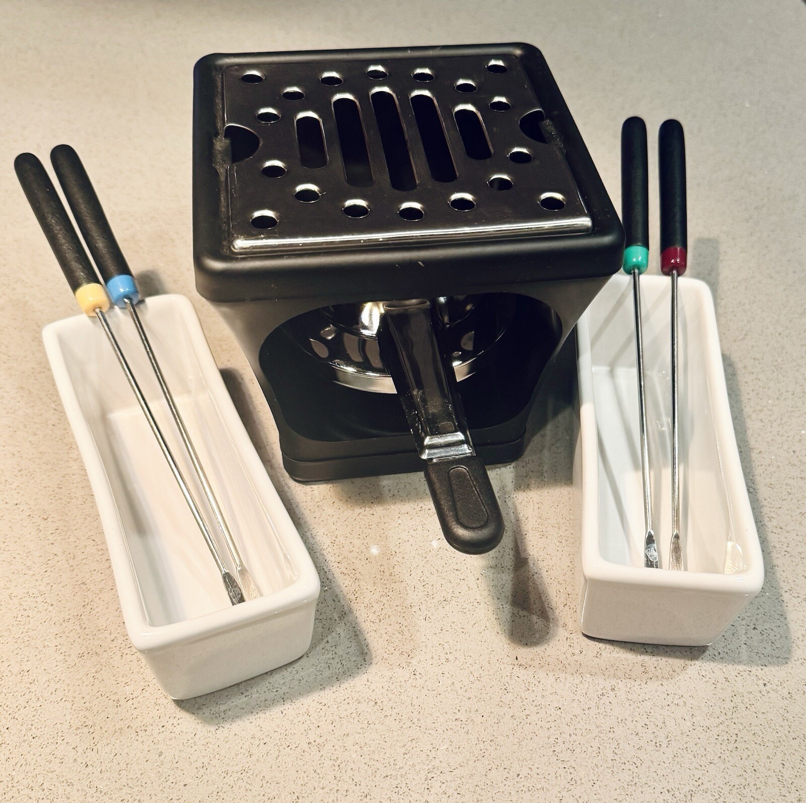 Casamoda S’MORES MAKER Indoor/Outdoor Set + 2 cans fuel! (Not usually included)