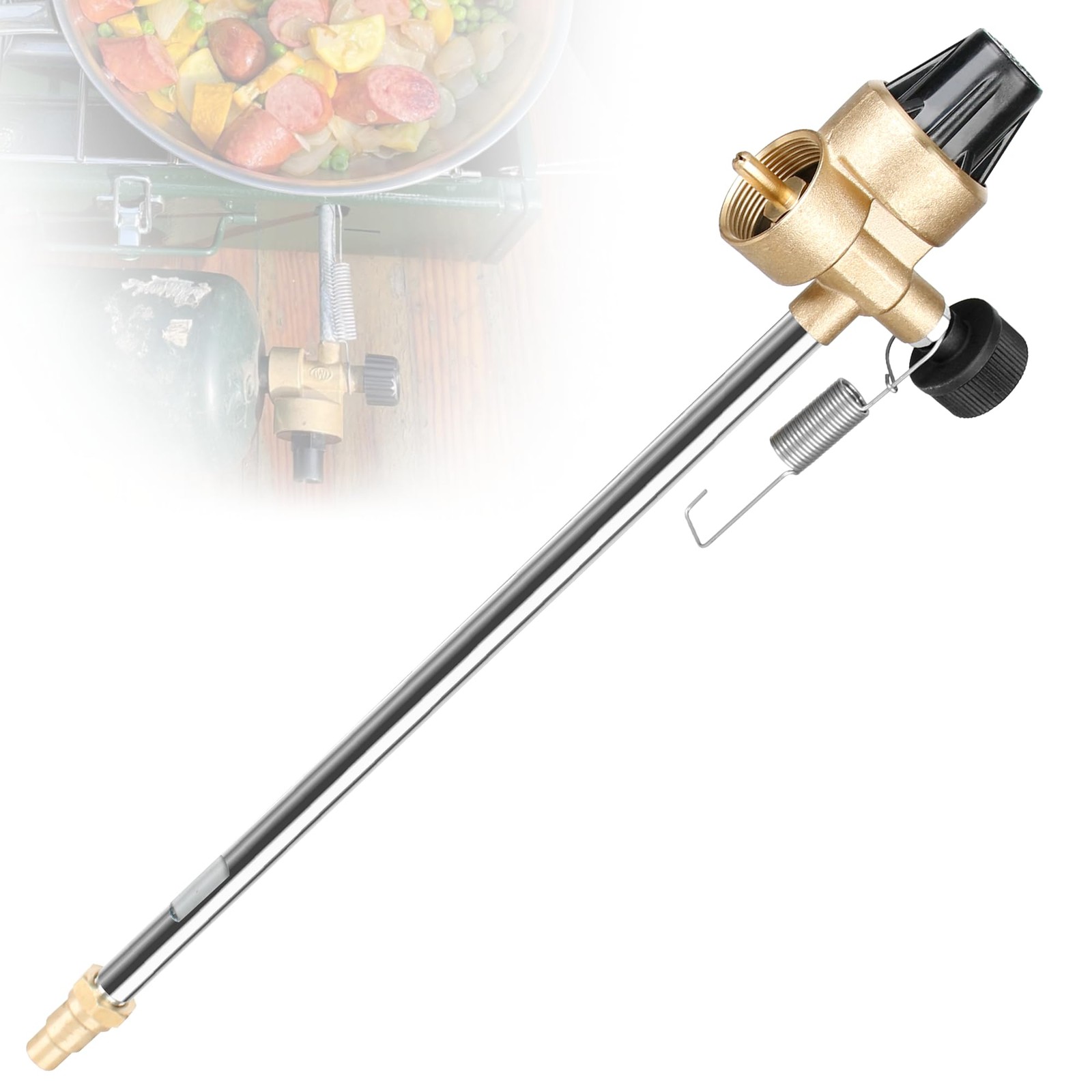 Propane Converter Compatible with Coleman White Fuel Stove – 1, Silver