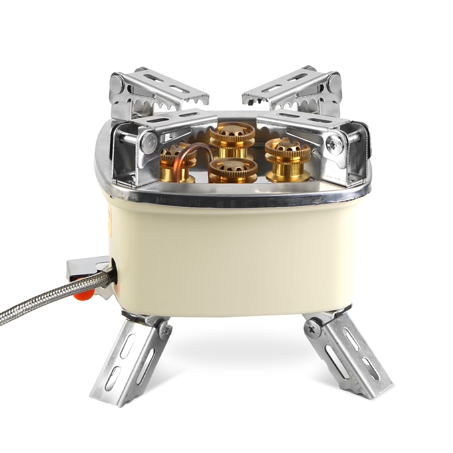 Portable Camping Stove Gas Cooking Burner Propane Butane Burner & Piezo Ignition