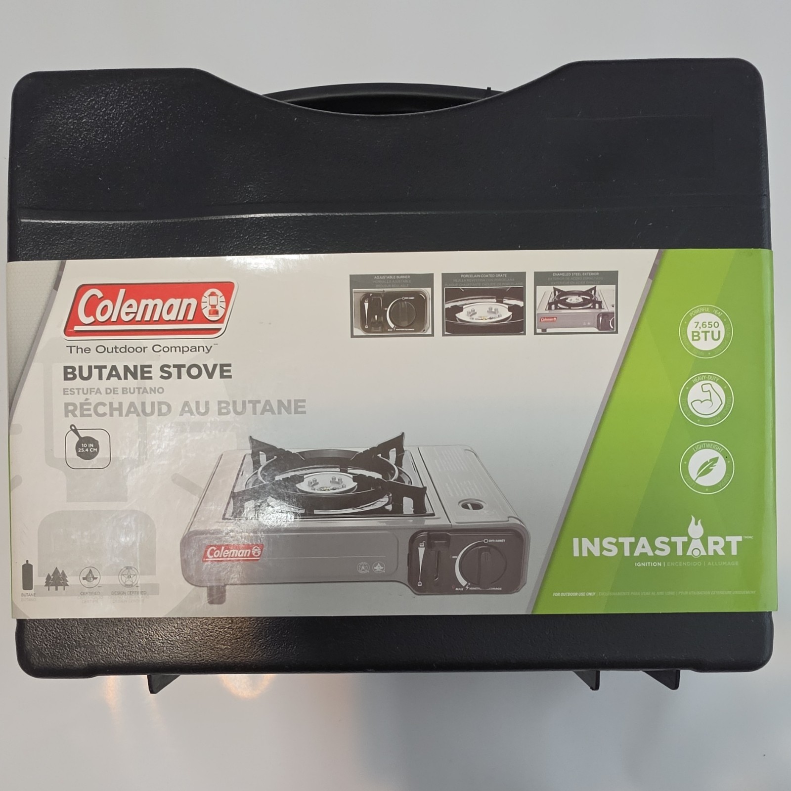 New Coleman Butane Stove Classic 1-Burner Tabletop Camping Stove & Carrying Case