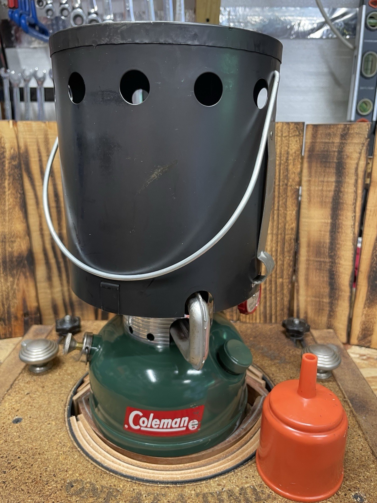 Coleman 502 Fully Functional Restore Single Burner Camp Stove & Heater RD Desc.