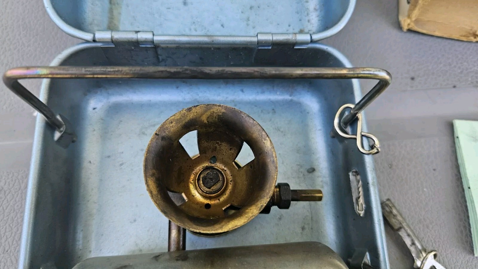 Vtg OPTIMUS 8R Single Burner Backpacking Camp Stove Made in Sweden