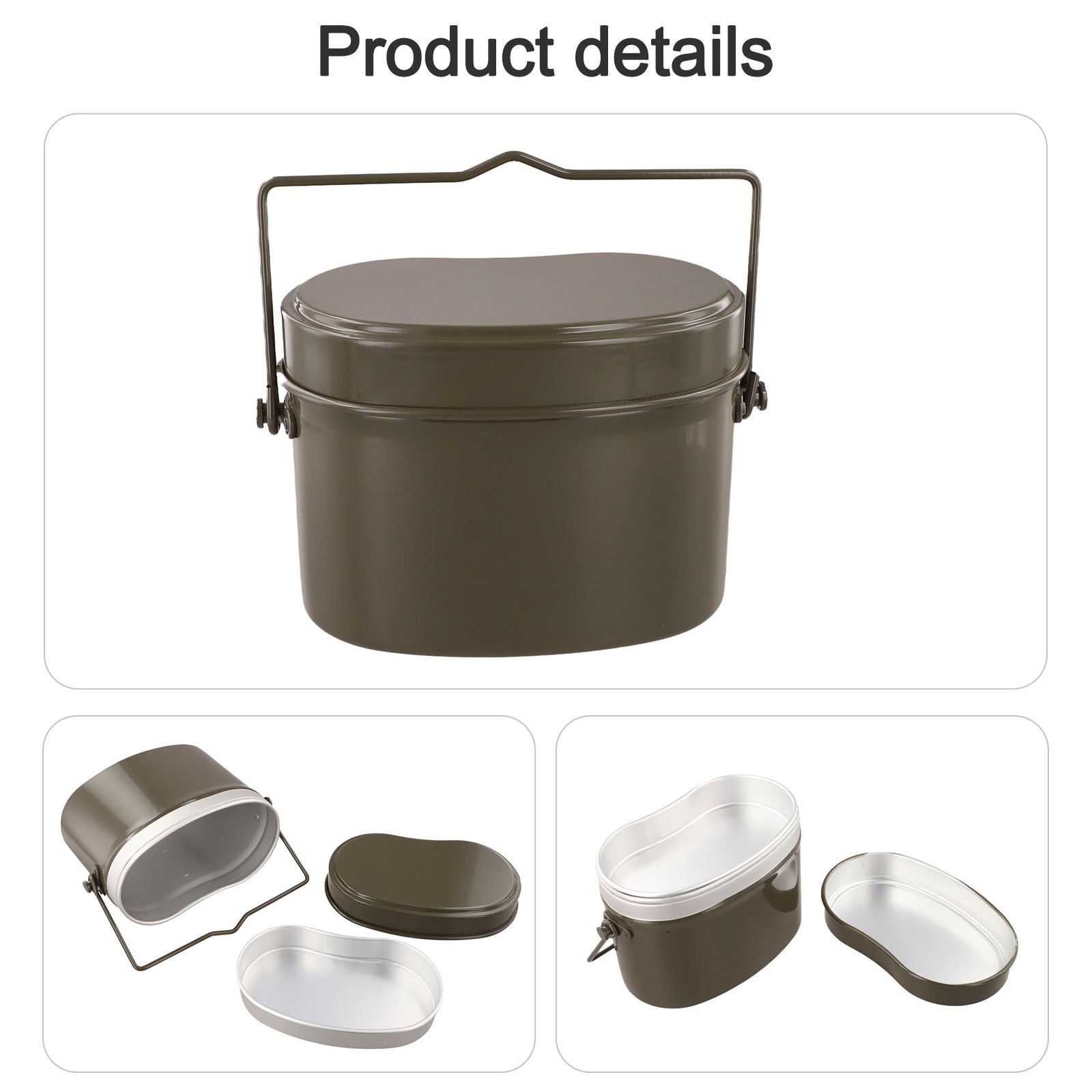 Aluminium Cooking Set with Saucepan for Camping and Outdoor Enthusiasts