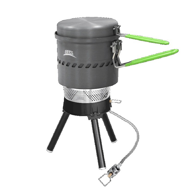 BRS-TS19 Reactive Stack Heat Cooking System Backpacking Camping Stove System
