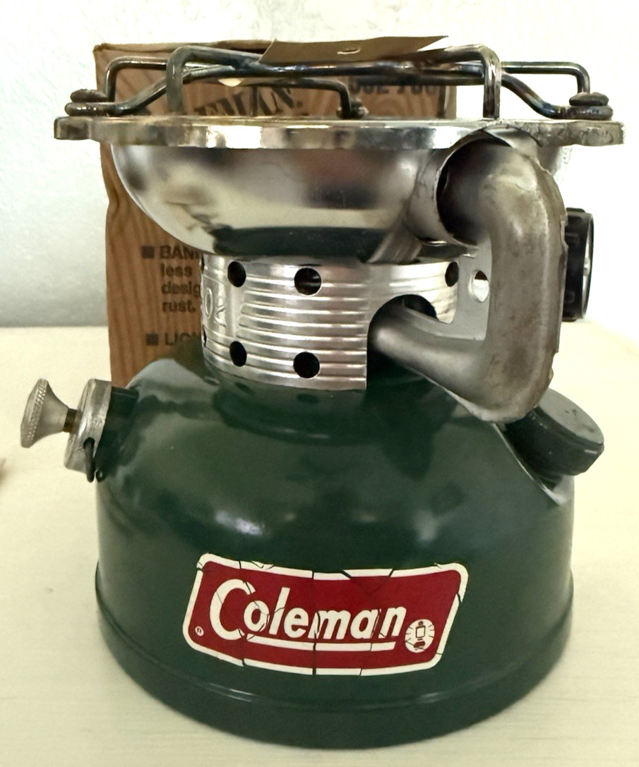 Vintage Coleman 502-700 Sportster Stove w/ Original Box & Paperwork Dated 9/79